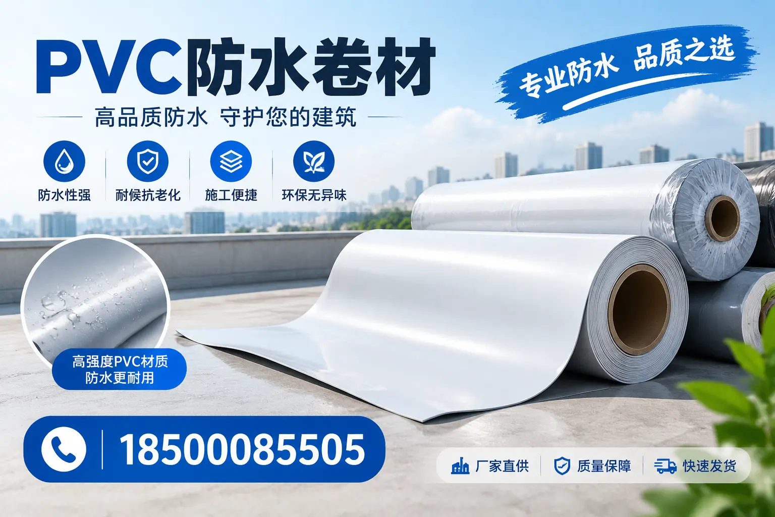常见pvc防水卷材选型误区,临汾用户必看